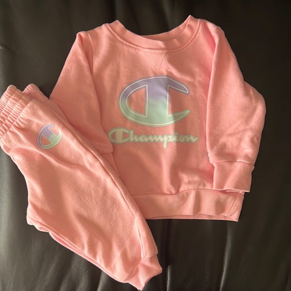 Pink winter set for little girls 18m